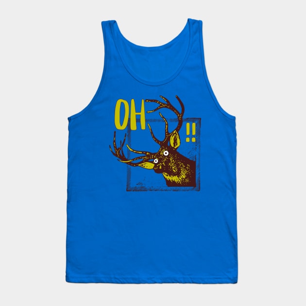 A Funny Animal Pun - Oh Deer Funny!! Tank Top by vystudio